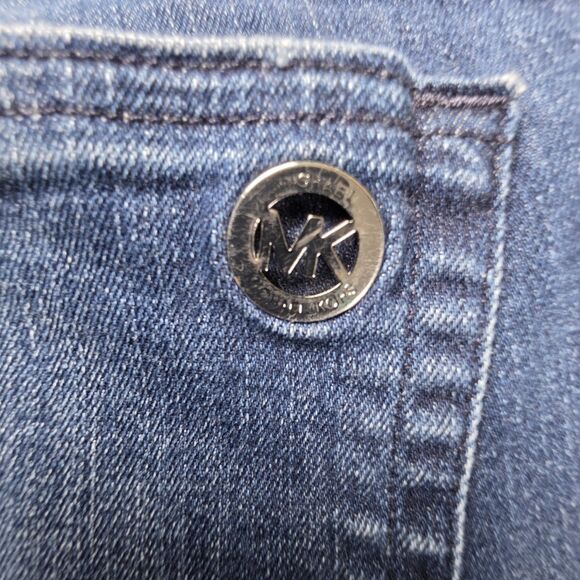 Michael Kors Women's Size 8 Skinny Leg Medium Wash Blue Denim Jeans - Picture 9 of 10